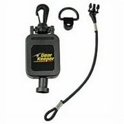 Hammerhead Industries Gear Keeper CB MIC KEEPER Retractable Microphone Holder RT4-4112 Features Heavy-Duty Snap Clip Mount, Adjustable Mic Lanyard and Hardware Mounting Kit - Made in USA Black