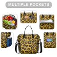 thumbnail image 2 of Yellow and Black Of Leopard Print Womens Lunch Box for Work,Insulated Large Lunch Bag for Tween and Teen,Loncheras Para Mujer,Leakproof Adult Lunch Bag for Work,Beach,Travel,Picnic,Camping, 2 of 7