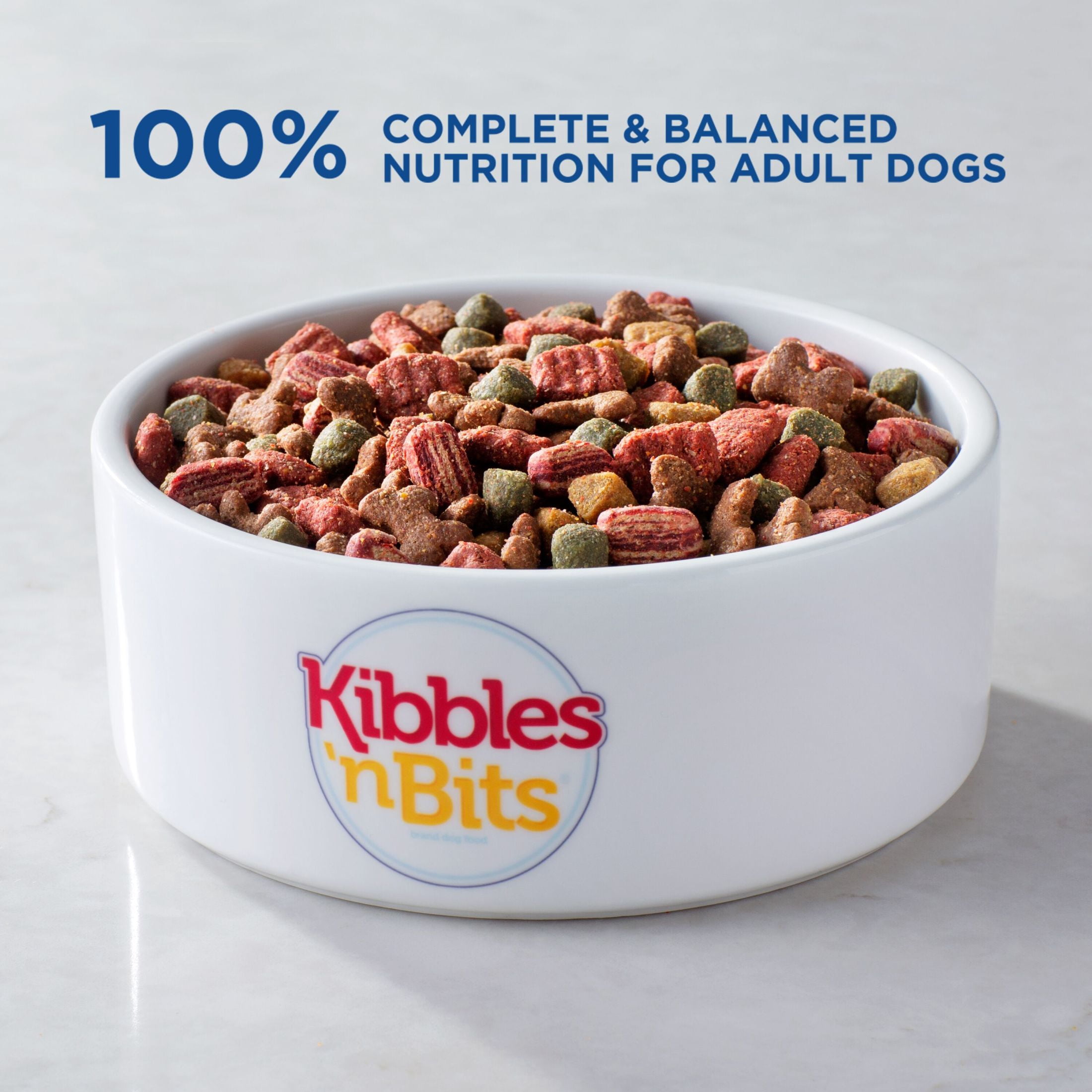 Kibbles 'n Bits Dry Dog Food for Adult Dogs, Savory Bacon & Steak Flavor, (1) 16 lb. Bag