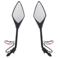 thumbnail image 2 of Solid Rearview Mirrors with for Motorcycle with 10mm Thread , , Black, 2 of 10