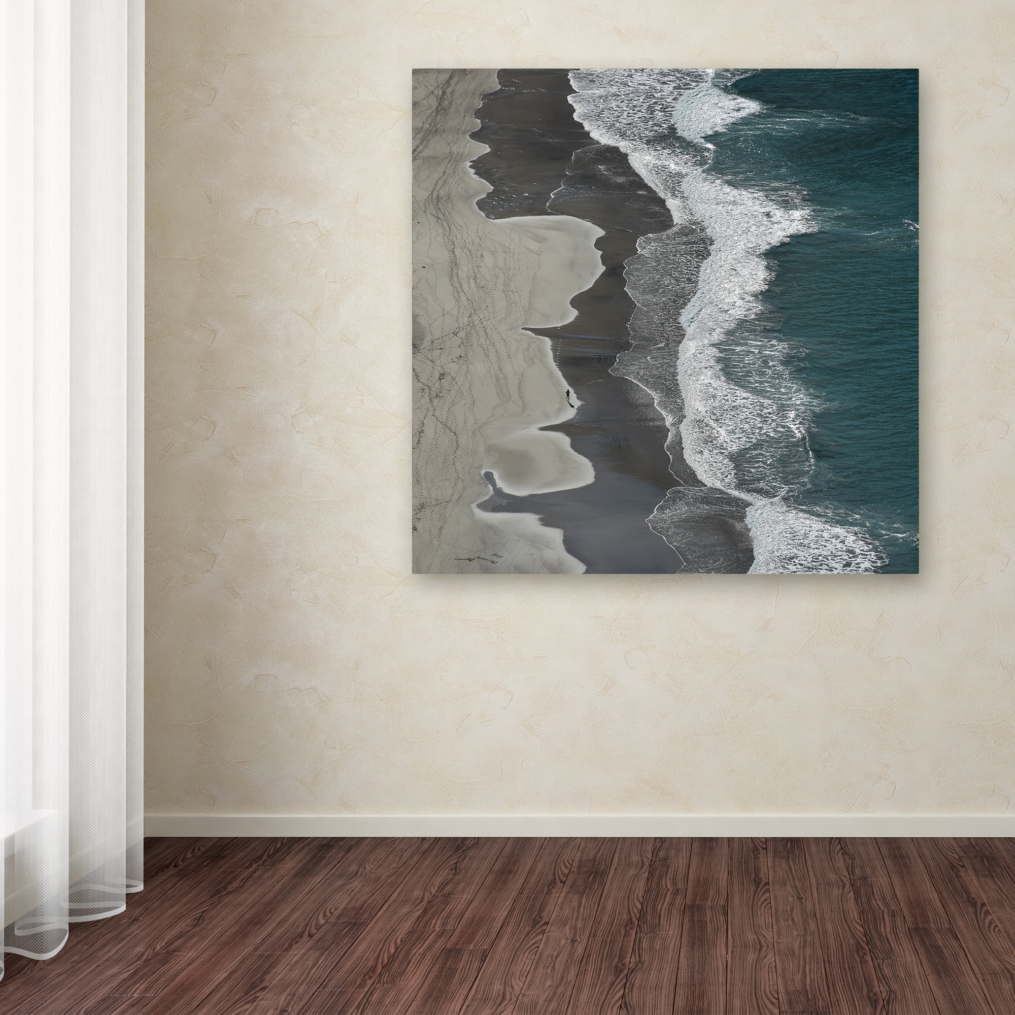 Trademark Fine Art 'Running Waves' Canvas Art by Lex Molenaar