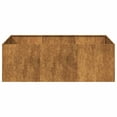 thumbnail image 4 of vidaXL Planter Rusty Weathering steel Large Decorative Inlays Planter, 4 of 5