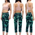 thumbnail image 2 of Octopus Women's High Waist Capris Yoga Pants Leggings for Running Fitness Not See-Through Printed Women's Leggings/Women Pants, 2 of 6