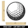 thumbnail image 2 of Golf Ball Sports Self-Inking Rubber Stamp Ink Stamper - Brown Ink - Mini 1/2 Inch, 2 of 7
