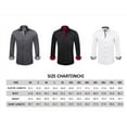 thumbnail image 4 of sogami Long Sleeve Collar Dress Shirt Cotton Spandex Shirts for Men, 4 of 9
