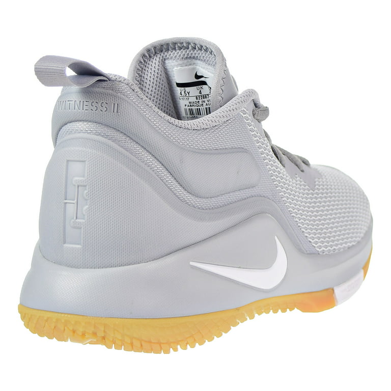 Nike LeBron Witness II Big Running Shoes Wolf Grey/White 922887-012 Walmart.com