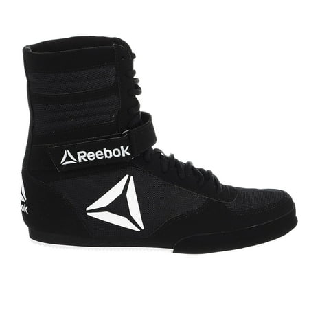 Reebok Boxing Boot-Buck Sneaker - Black/White - Mens - (Best Boxing Boots Review)