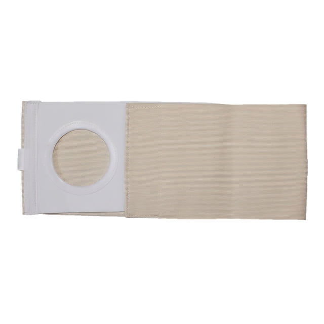 Faja abdominal postoperatoria para fistulización, hernia postoperatoria para mujer adulta (talla M, beige)