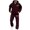 Red, variant on SGMVNU Sweatshirts for Men Tracksuit Set Zip Up Hoodie Print Graphic Sweatshirt with Sweatpants Soft Athletic Jogger Suit Casual Athletic Outfit(Dark Purple, S)