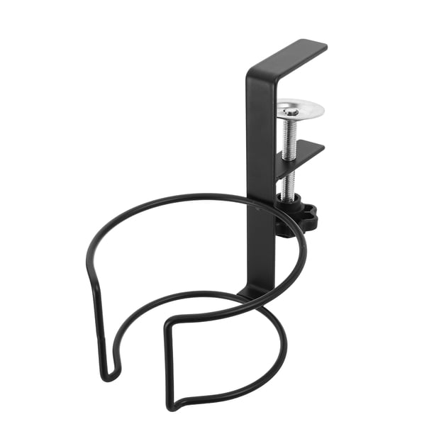BRIGHTFUFU Organizador Portavasos De Escritorio Con Clip Negro Para Bebidas En De Trabajo