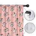 thumbnail image 4 of Blackout Kids Curtains,Pink Cow Happy Pattern Childrens Insulated Curtains Set Of 2,Bedroom Essentials,Toddler Room Decor 42x54in(106x137cm), 4 of 5
