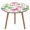 style-5, variant on Flamingo Pattern Round Fitted Tablecloth with Flannel Backing Elastic Table Cloth Waterproof Oil-Proof Plastic Table Cover Table Up 40"-54" Diameter)
