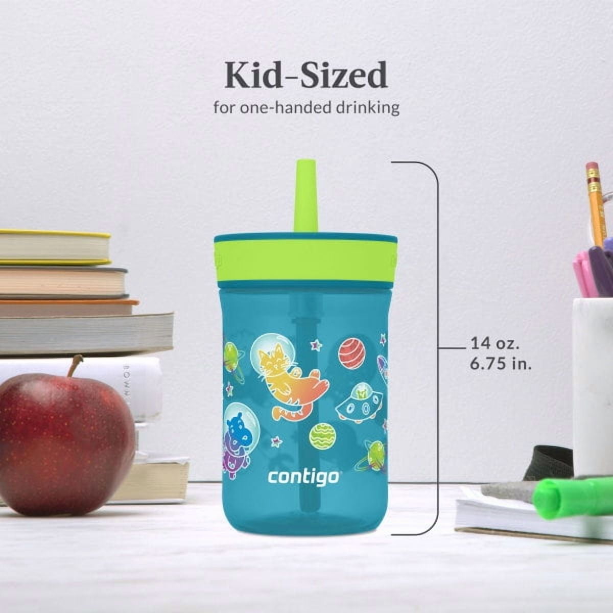 Contigo Kid's 14 oz. Leighton Tumbler 2-Pack - Dogs Doing Things/Spacecraft