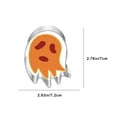 thumbnail image 3 of 5-Piece Stainless Steel Halloween Cookie Cutters Set - Ghost, Pumpkin, Bat Shapes - 7x7.2 cm Baking Molds for Spooky Treats, Dishwasher Safe, 3 of 6