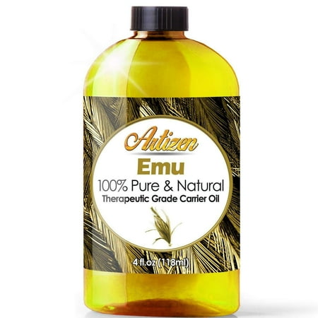 100% PURE Emu Oil by Artizen (Huge 4oz Bottle) - Premium Skin & Hair Moisturizer