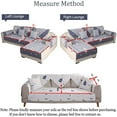 thumbnail image 6 of Sectional Sofa Cover, Velvet Sofa Slipcover Furniture Protector Anti-Slip Couch Covers Child Recliner Backrest Armchair Covers-Light blue-Rectangle70*240cm(28*94in), 6 of 7