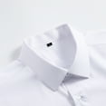 thumbnail image 6 of AZoiNM Men's Slim Fit Business Long Sleeve Shirt Wrinkle-Free Moisture Wicking Polyester, 6 of 13