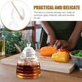 thumbnail image 3 of REOFLYUP 1Set Transparent Honey Storage Jar Glass Container Practical for Honey Syrup and Jam, 3 of 7