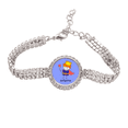 thumbnail image 1 of Infante Proposal Scribble Ingenuity Tennis Chain Anklet Bracelet Diamond Jewelry, 1 of 3