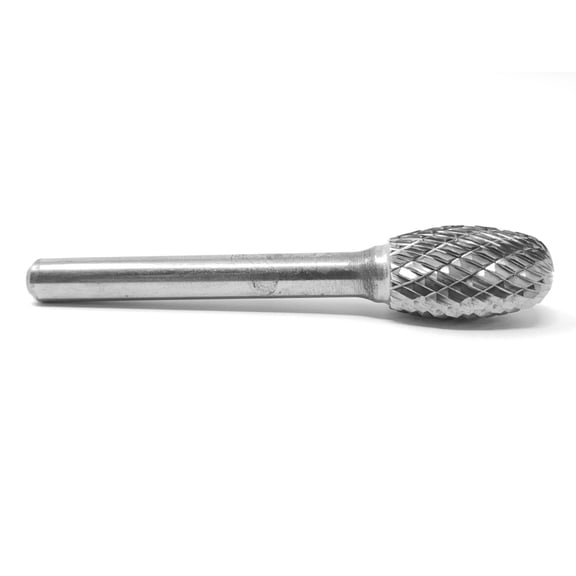 SE-5 Double Cut Oval Shape 1/2" x 7/8" Carbide Burr Bur Tool Die Grinder Bit 1/4" Shank