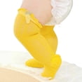thumbnail image 7 of MKOSPLRT Baby Girls Knee High Socks Toddler Bow Ruffle Mesh Long Stockings Newborn Infant Cotton Thin Socks Spring Summer 0-3Y, 7 of 7