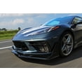 thumbnail image 4 of Ikon Motorsports Compatible with Chevy Corvette C8 ZR1 Style ABS Front Bumper Lip Gloss Black, 4 of 9