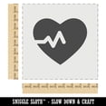 thumbnail image 2 of Heart Beat DIY Cookie Wall Craft Stencil - 9.0 Inch, 2 of 5