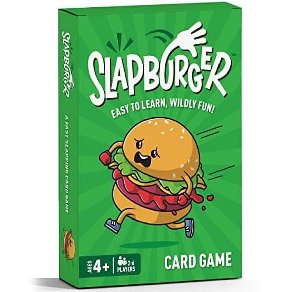 Juego de cartas Slapburger Fun Family Games para niños mayores de 4 años