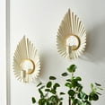 thumbnail image 4 of Safavieh Lorynn 18" Glam Metal Sconces, Off-White (Set of 2), 4 of 5
