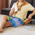 thumbnail image 5 of Lsque Colorful floral Pattern Mens Sleep Pajama Shorts,Short Pajama Pants, Cotton Ultra-Soft Knit-4X-Large, 5 of 6