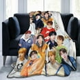 thumbnail image 2 of NCT Wish YUSHI Blanket Soft and Comfortable Warm Fleece Throw Blankets Decoration Gift for Decor Room Dormitory Picnic Yoga Sofa Camping Travel All Season, 2 of 6