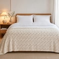 thumbnail image 5 of Ghost Embroidered Faux Fur Throw Blanket, Cozy Warm Fall Halloween Decorative Blanket for Couch Sofa Bedroom, Ideal Seasonal Gift Home Decorative Accent, 5 of 14