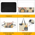thumbnail image 4 of Bohemian Pattern Waterproof Picnic Blanket with Foldable Zipper, Suitable for Outdoor Use, Suitable for Travel, Camping, Beaches, Parks, Grasslands, Picnic Blanket Accessories, 4 of 8
