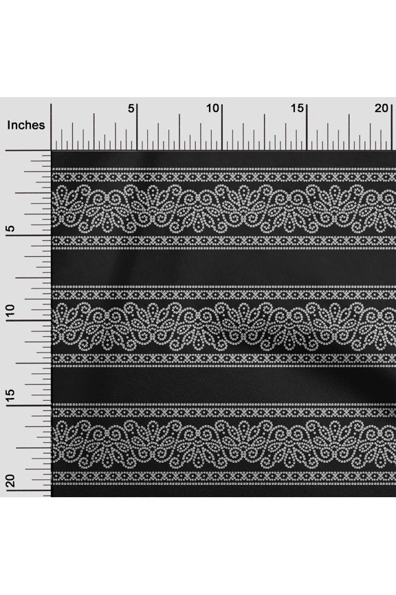 Viscose Chiffon Black Fabric Floral Bandhani Sewing Fabric By The Yard Printed Diy Clothing Sewing Supplies 42 Inch Wide