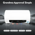 thumbnail image 4 of 50L Full-Automatic Electric Water Heater with Ceramic Liner – Safe, Energy-Efficient, Anti-Rust, and Easy to Operate, 1500W Power, 30-75℃, 4 of 10