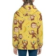 thumbnail image 5 of Curious George Boys Girls 3D Print Casual Pullover Hoodies Hooded Sweatshirts Tops Blouse with Pocket Age 6-16, 5 of 5