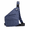 Blue, variant on RFID Blocking Sling Bag for Men and Women, Right Shoulder Crossbody Chest Bag with Anti-Theft Alloy Buckle, Lightweight  Travel Daypack with Multiple Zipper Pockets Blue