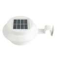 thumbnail image 4 of Paquete de 2-6 lámparas de pared para valla con luz LED de pared de jardín con energía solar, cálido 2 piezas, 4 of 8