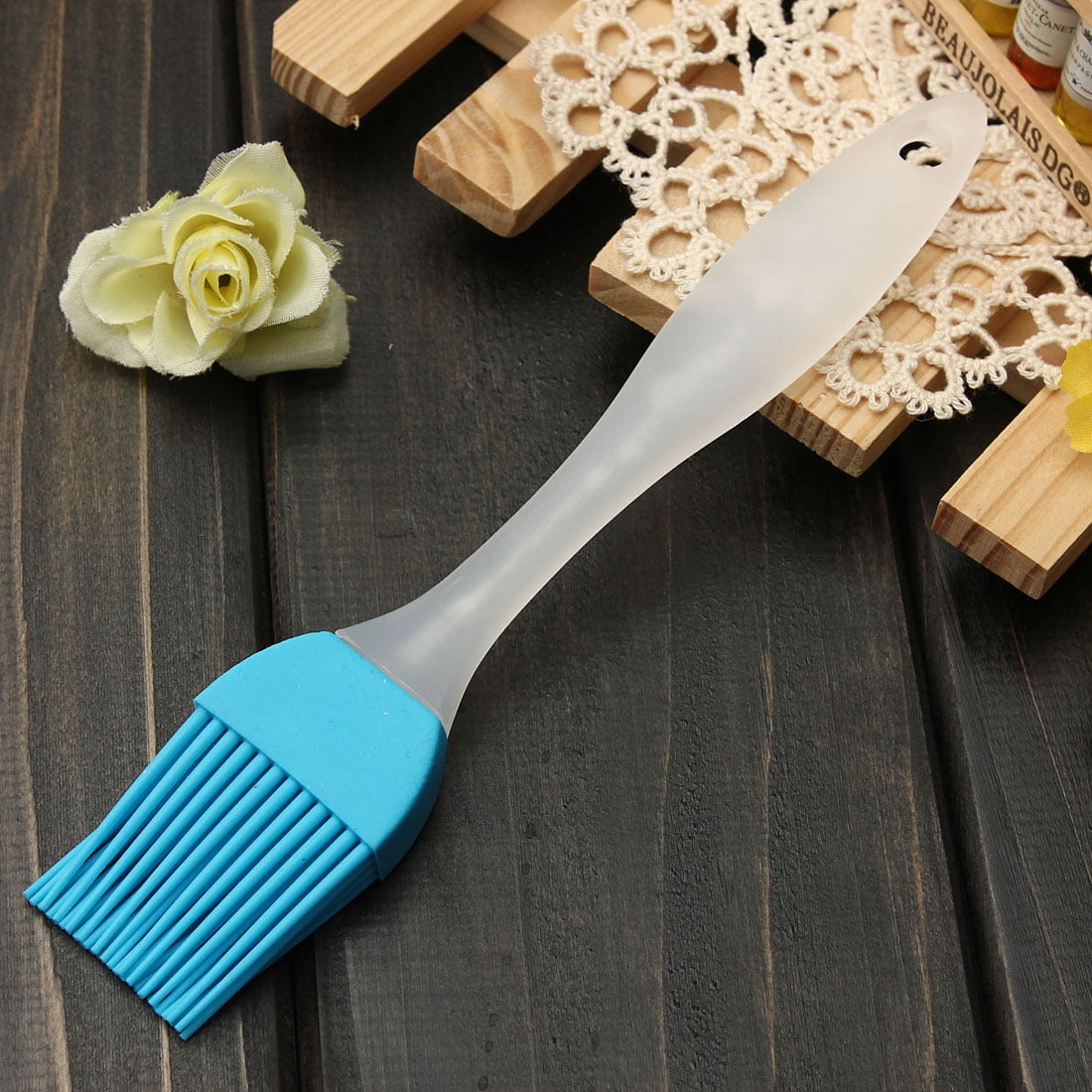 1PC Bakeware BBQ Utensil Basting Pastry Bread Oil Silicone Brush Baking