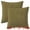 Green, variant on Unique Bargains Decorative Soft Chenille Pillow Covers Beige 12" x 20"