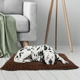 thumbnail image 5 of PETMAKER 42x26 Dog Bed with Faux Fur Top and Non-Slip Bottom, Brown, 5 of 8