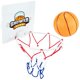 thumbnail image 2 of Hoopla Toys Shower Slam juego de baloncesto divertido baño deportes juguete de baño para niños, 2 of 5
