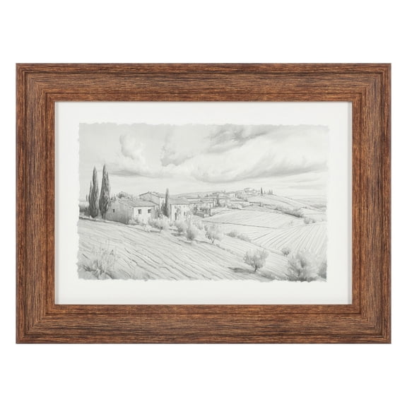 B&W Countryside Landscape