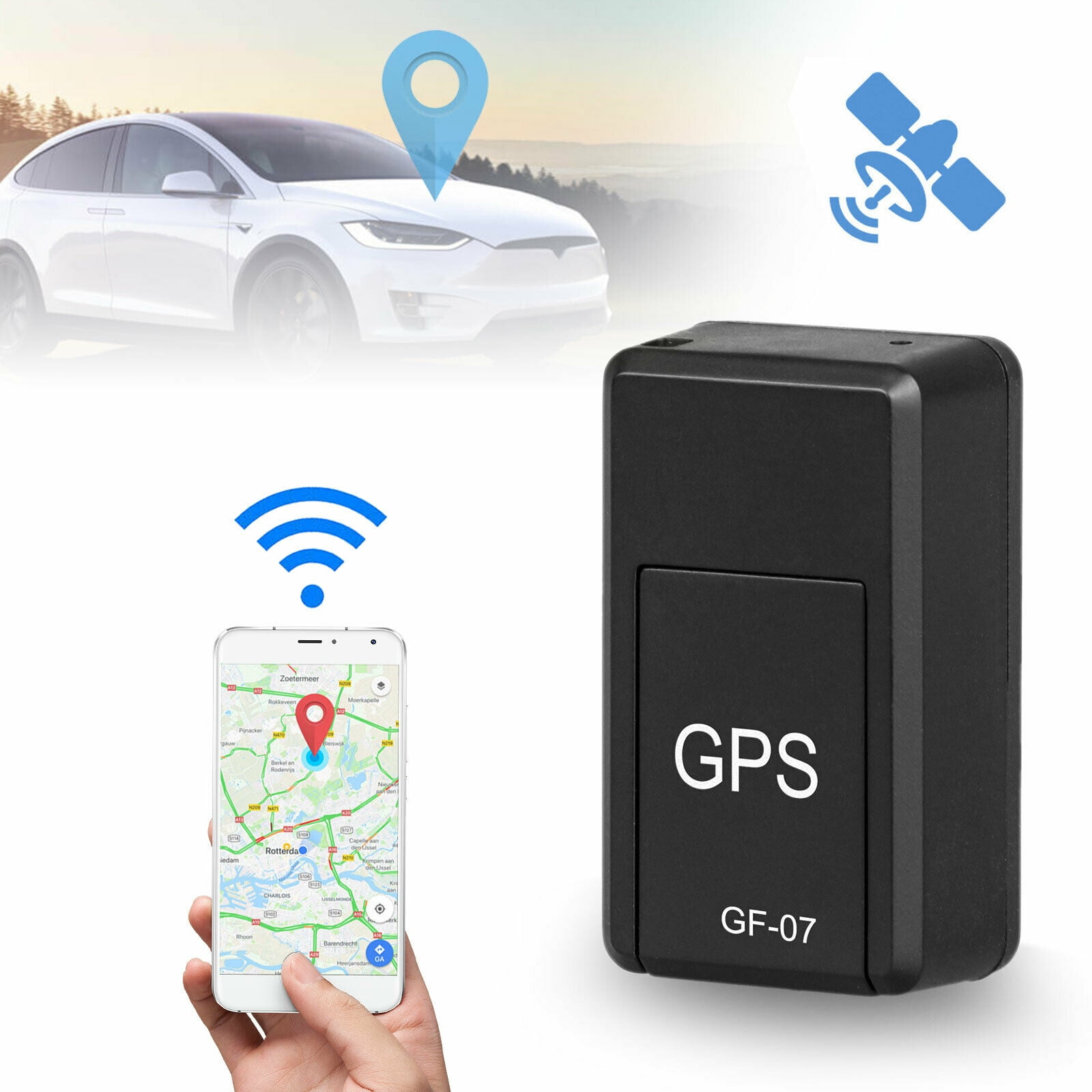 Car Tracker Device-Lifetime Free Tracking Real Time 3G GPS Tracker Car Tracking Device Hidden Outdoor Strong Magnet Gear Waterproof Locator for Fleet Vehicle Motorcycle Truck Magnets 20000mAh 