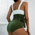 thumbnail image 2 of Aayomet Maillot de Bain for Women 2024 Maillots de Bain (Vert Armée, P), 2 of 5