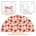 thumbnail image 4 of Lsque Ladybugs With Heart Spots Print Christmas Tree Skirt, Tree Skirt with Ties or Velcro, Perfect for Holiday Decorations, Halloween, and New Year-30", 4 of 7