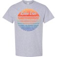 thumbnail image 3 of Inktastic Lake Erie Distressed Retro Sunset T-Shirt, 3 of 5