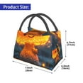 thumbnail image 2 of Easygdp Glowing Mushroom In Forest Bolsa de Almuerzo Insulada Reutilizable, Bolsa de Mano y Bandolera para Oficina, Trabajo, Viajes, 2 of 6