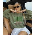 thumbnail image 6 of Caddie Baddie Sweatshirt for Women Trendy Funny Golf Pullover Crewneck Army Green Sweatshirt Adult Small, 6 of 7