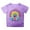 Purple, variant on Toddler Girls Anti-Bullying Friendly T-Shirt Casual Print Round Neck Loose Short Sleeve T Shirt Top Pink,3-4T Girls T Shirts